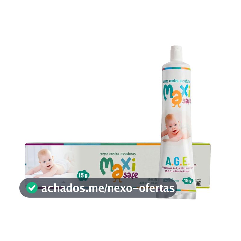 KIT Creme Pomada de Assadura Vit A.G.E 15g Cada Maxi Baby (15g)