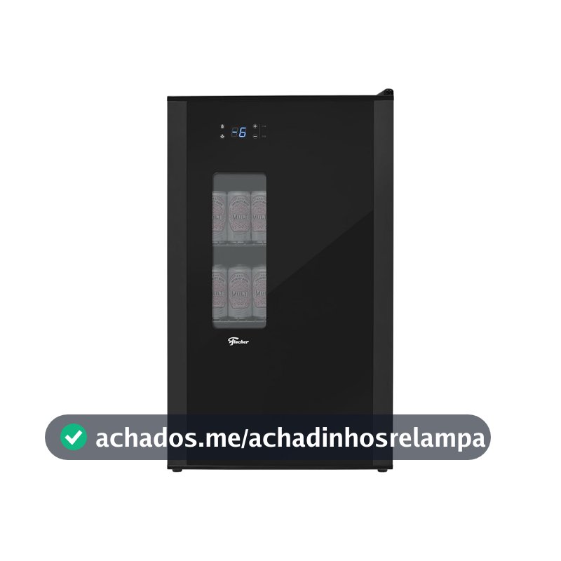 Fischer Cervejeira Infinity Multi Frost Free 92L Preto 127V