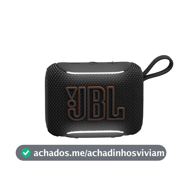 JBL Go 5, Caixa de Som Bluetooth Portátil à Prova d'Água - Preto