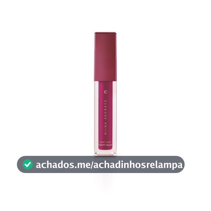 NIINA SECRETS BATOM LÍQUIDO SKINNY MATTE PINK PEÔNIA 5ml