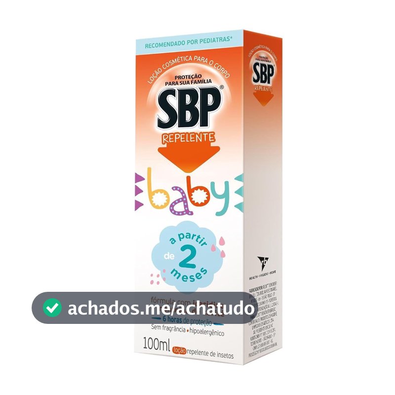 Repelente para Bebê SBP Baby Loção Corporal com Icaridina 100ml