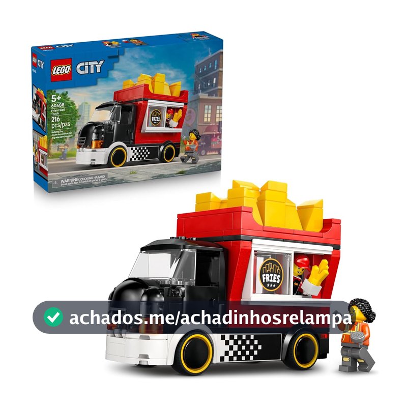 LEGO City Food Truck de Batatas Fritas 60488 (216 Peças)