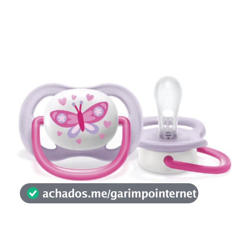 Chupeta Ultra Air 0-6M Philips Avent Borboleta 081/02