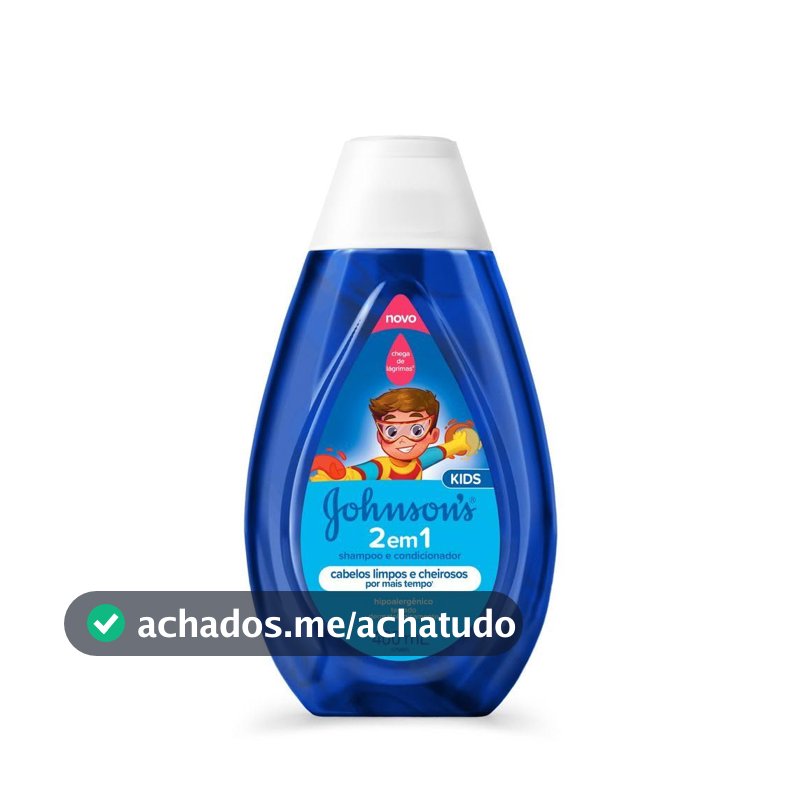Shampoo e Condicionador 2 em 1 Johnson's Baby, 400ml