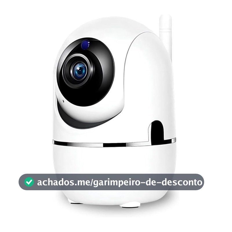 Babá Eletrônica Premium Sem Fio, Wi-Fi Câmera Visão Noturna Áudio Bidirecional Infravermelho Monitoramento por Celular - Bebê Pet Idoso Casa - Alerta de movimento - Full HD 1080p App Yoosee