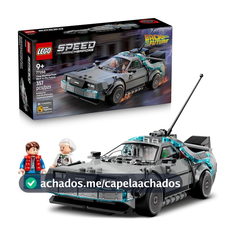 LEGO Speed Champions Máquina do Tempo de De Volta para o Futuro 77256