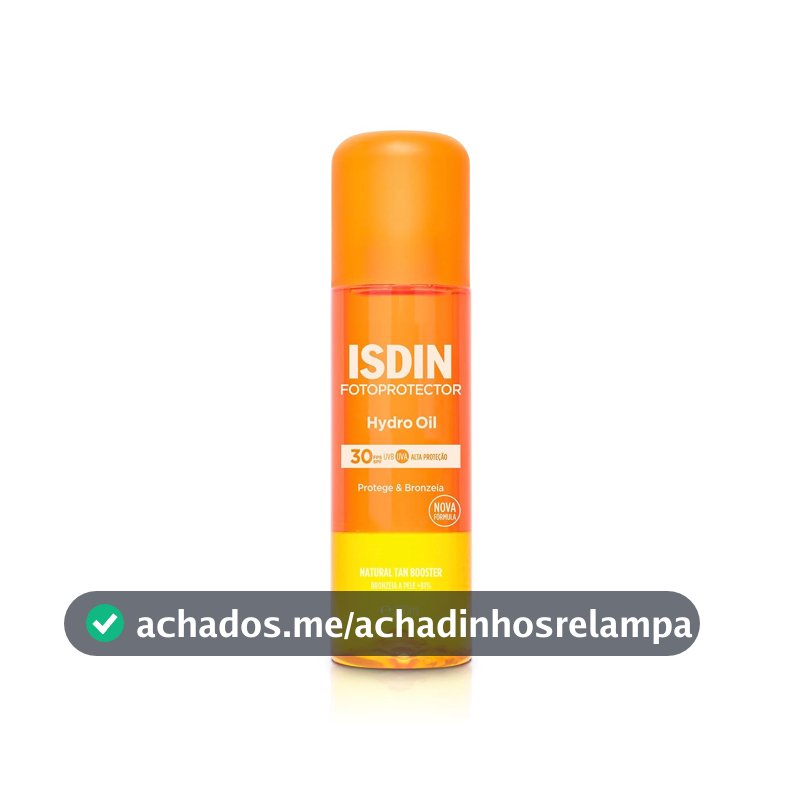 ISDIN Protetor Solar Corporal e Bronzeador HydroOil FPS 30 - 200ml