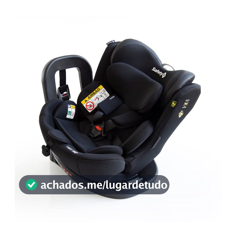 Cadeirinha Safety 1st, i-NXT, 0 a 36kg, com Giro 360° e Isofix, Black Urban