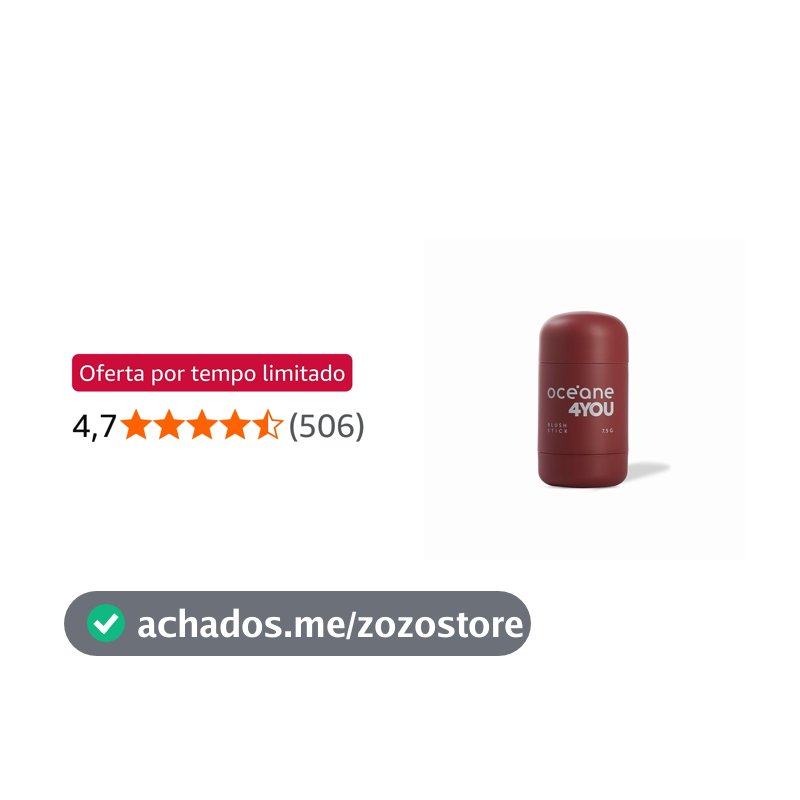 Océane-Blush em Bastão Vinho - Blush Stick Cake 4you