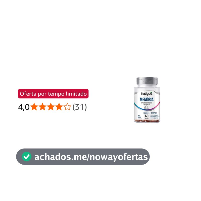 Memória, Dimagnezio Malato/Bisglicinato de Magnésio & Vitaminas do Complexo B, Sem sabor, Katiguá, 60 Cápsulas Soft Gel • 30 doses, Prata