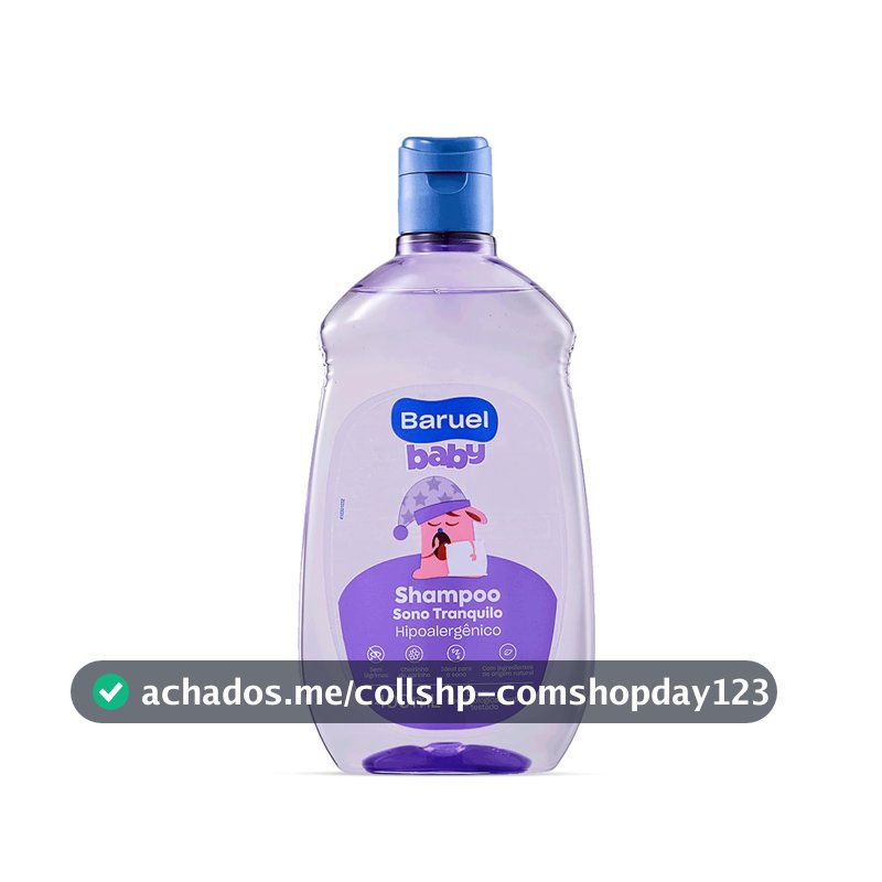 Shampoo Infantil Sono Tranquilo 400ml – Baruel Baby