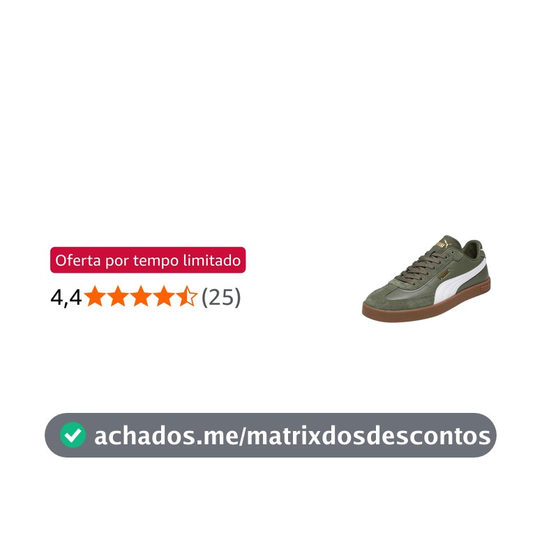Tênis Puma Club II Era, Verde Musgo, 43