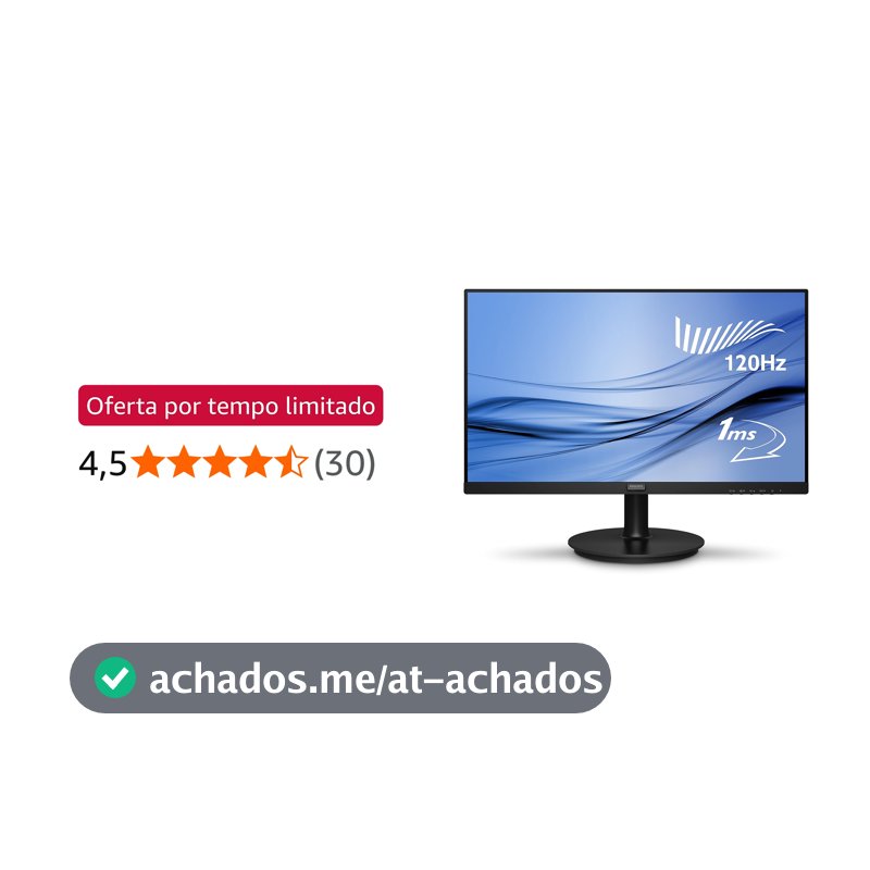 Monitor Philips 27" 120Hz 1ms Gaming Alto-falantes 271V8LAB3