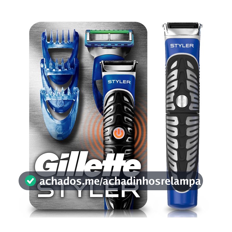 Gillette Styler Barbeador Eletrico para Barba e Corpo, 1 Kit