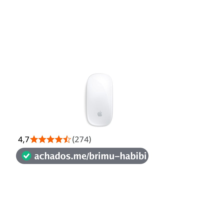 Apple Magic Mouse – Superfície Multi-Touch branca