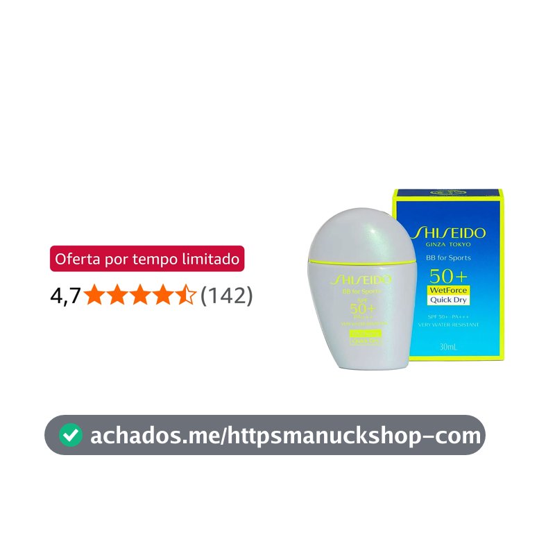 Base Multifuncional Shiseido Bb For Sports Spf50 Medium Dark