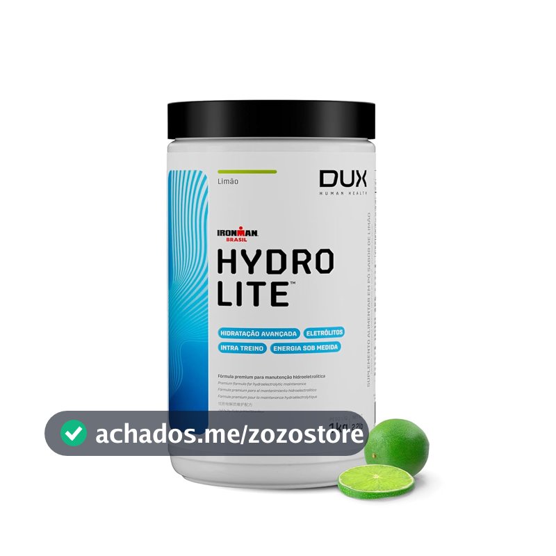 DUX HUMAN HEALTH Hydrolite 1000g Limão – Hidratação e Energia para Treinos