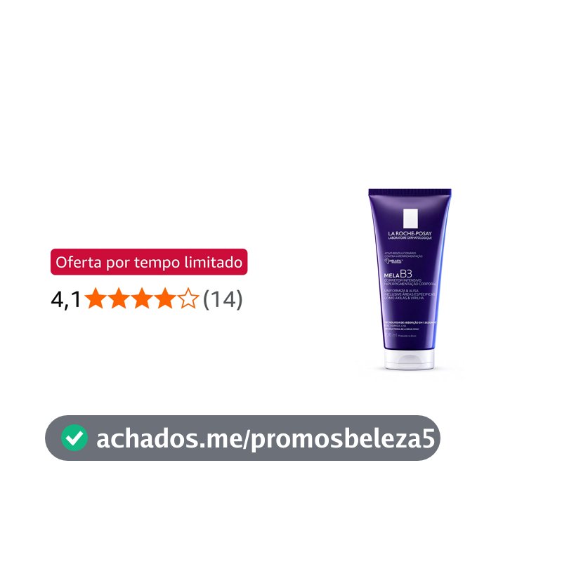 Mela B3 Loção Hidratante Antimanchas Corporal e Áreas Sensíveis 200ml