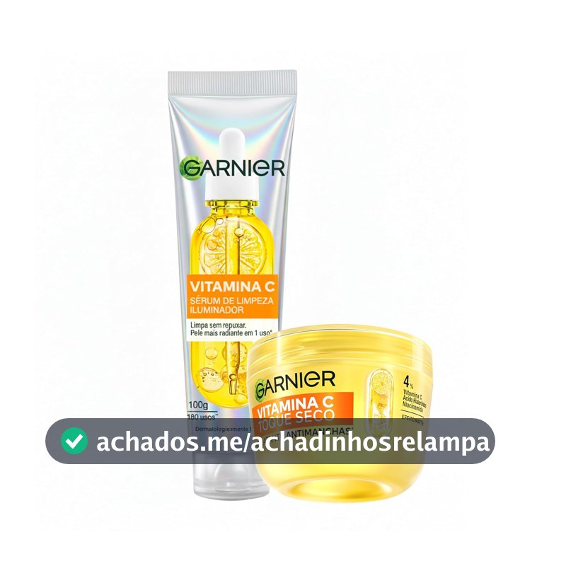 Sérum de limpeza 100g + Hidratante Antimanchas Garnier 85g