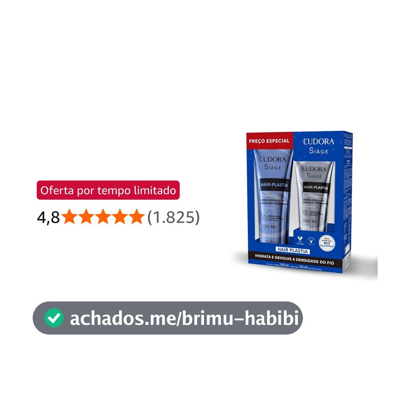 Eudora SIàge Promopack Hair-Plastia