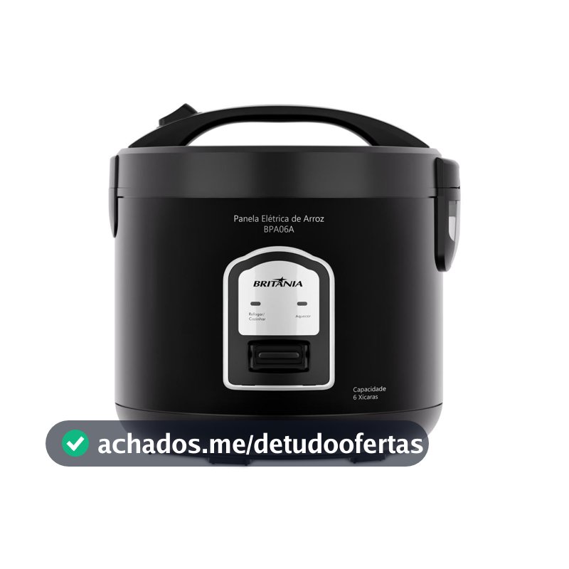 Panela de Arroz Britânia BPA06A 6 Xícaras 400W 220V