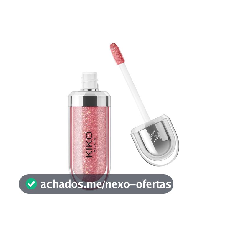 KIKO MILANO, 3D Hydra Lipgloss, Gloss Hidratante Para Os Lábios, Com Efeito 3D, Fórmula Com Extrato de Bidens