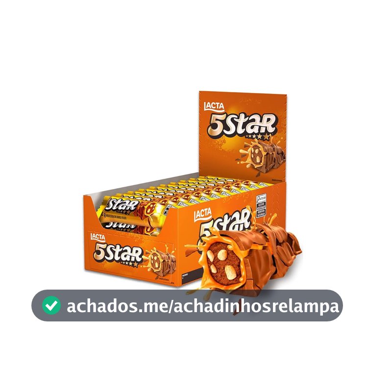 5 Star display com 18 unidades de 40g