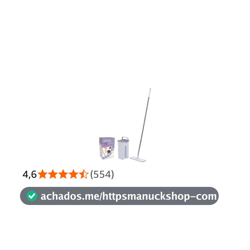 Simplo - Mop com Balde e Esfregão Slim Limpeza Prática e Eficiente
