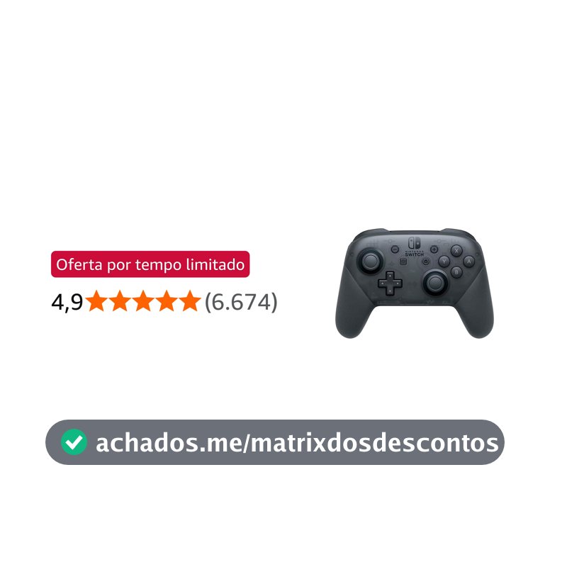 Controle Nintendo Switch Pro