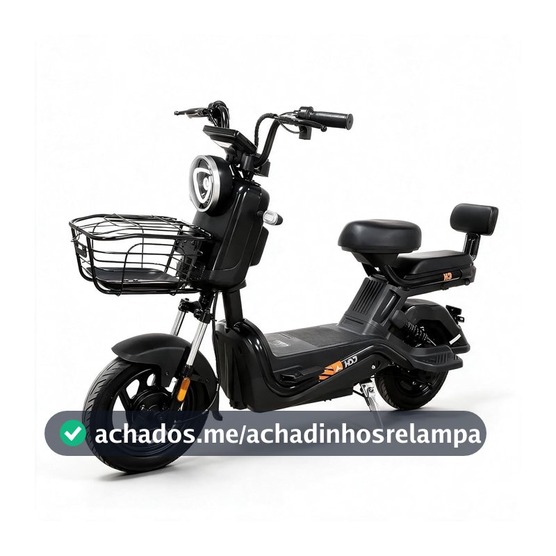 Bicicleta Elétrica Urbana 750W para Adultos, Bike Elétrica para Cidade, 60V 20Ah, Autonomia 50km, Freios a Tambor e Suspensão Dupla – Ideal para Compras e Trabalho