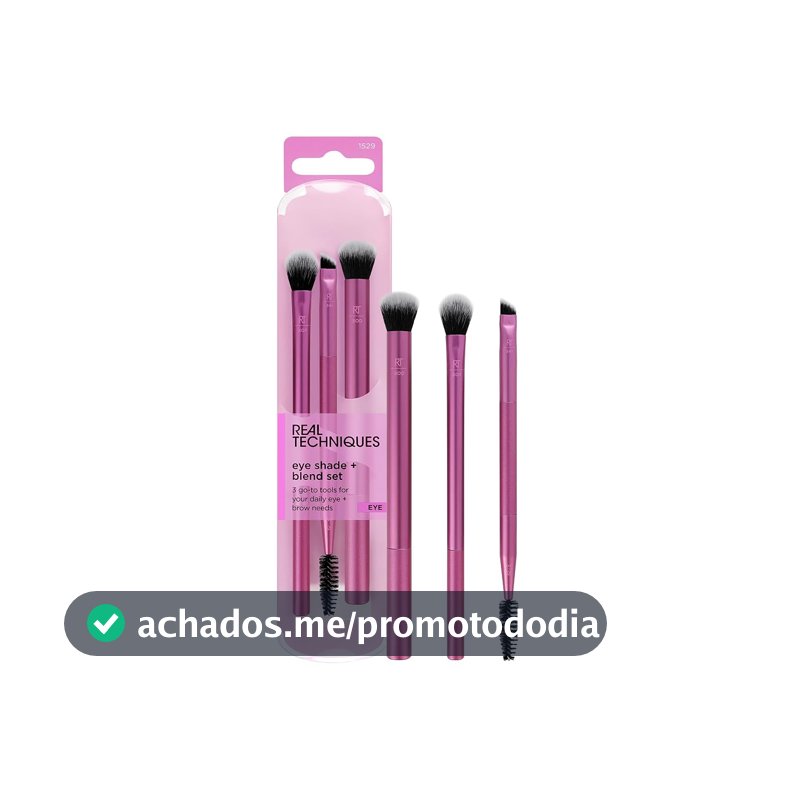 Real Techniques Pincel para Sombra e Pincel para Aplicação de Cores, Roxo