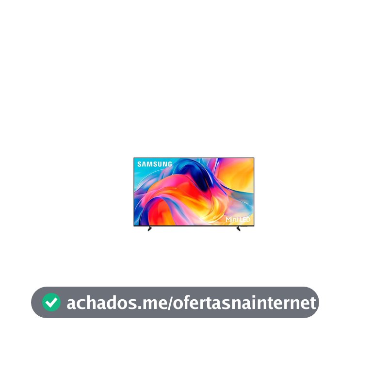 Samsung Smart TV 75" Mini LED 4K M75H 26/2027, Vision AI Companion, Modo Futebol, Xbox Cloud Gaming, Canais Gratuitos, 7 Anos de Atualização