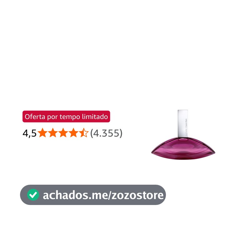 Calvin Klein Euphoria Feminino Eau De Parfum 100Ml,