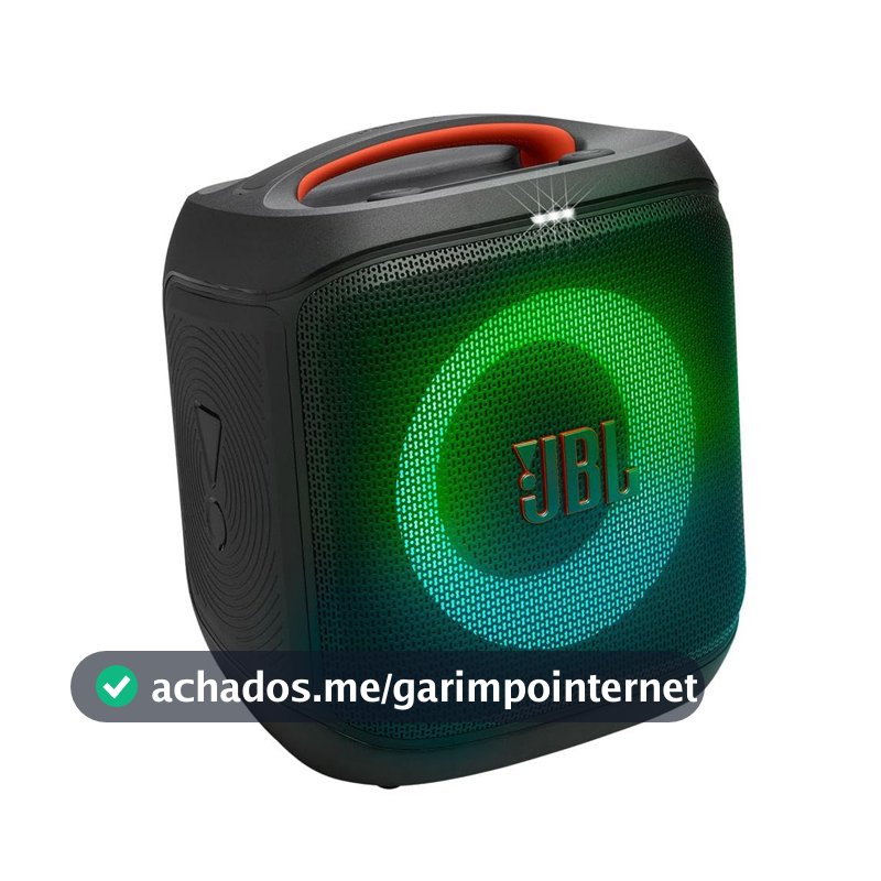JBL PartyBox Encore Essential 2, Caixa de Som Bluetooth, Aux e USB - Preto