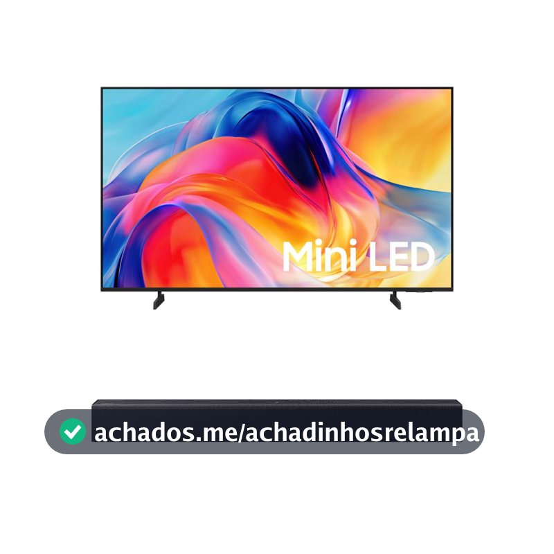 Samsung Smart TV 50" Mini LED 4K M75H + Soundbar Samsung HW-B400F