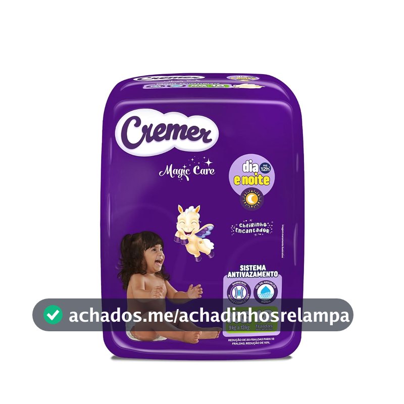 Fralda Cremer Jumbo XG 18 Unidades