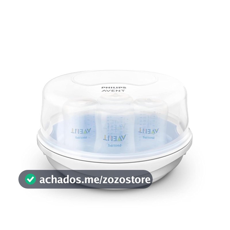 Esterilizador De Microondas para Mamadeiras Bicos e Chupetas Philips Avent Azul/Branco