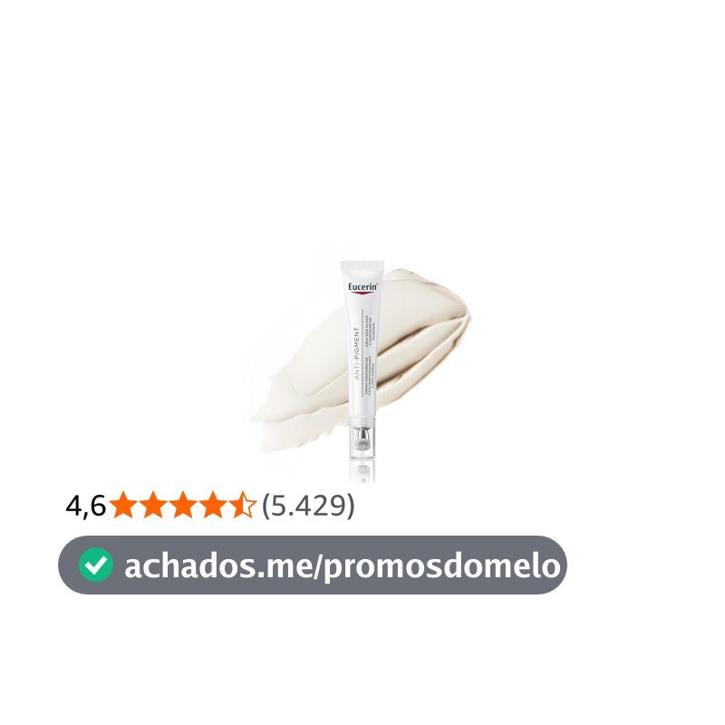 EUCERIN Creme de Olhos Clareador de Olheiras 15ml, Anti-Pigment, Antimanchas, Thiamidol
