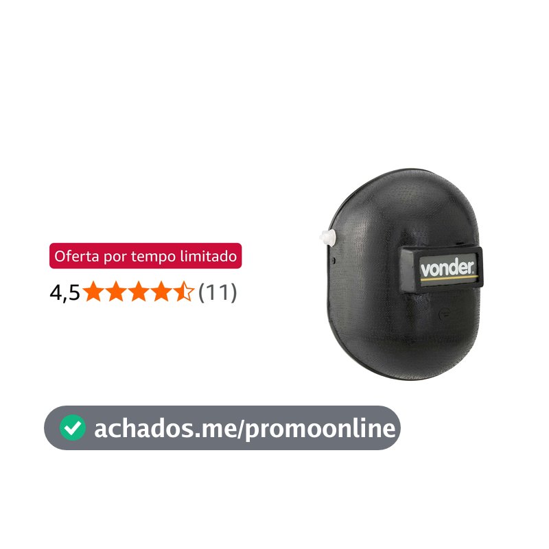 Vonder, Máscara para Solda com Visor Fixo Vd 720