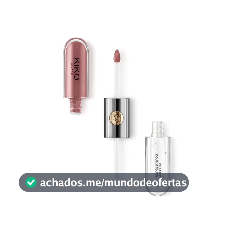 KIKO MILANO, Unlimited Double Touch, Batom e Gloss Incolor, Cor
