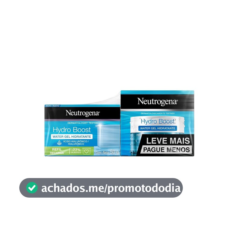 Hidratante Facial em Gel Neutrogena, 50g, Kit com 2 Unidades