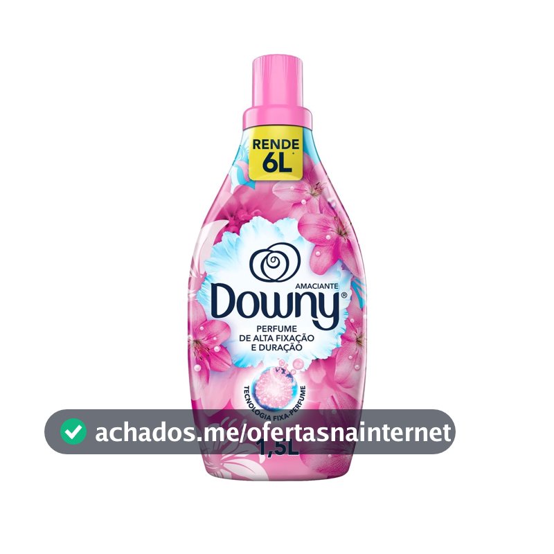 Downy Amaciante Concentrado Frescor Da Primavera 500mL Rende 2L