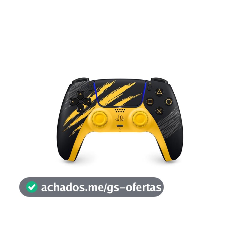 Controle sem fio DualSense® – Edição Limitada Amarelo Marvel's Wolverine