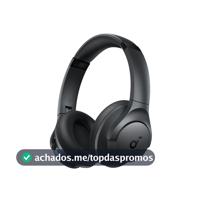 soundcore Q11i da Anker Headphone Bluetooth Over Ear, 60H Fone Gamer Preto