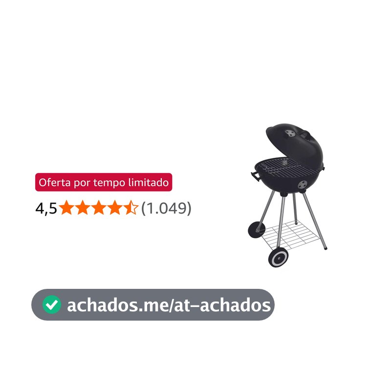 Mor - Churrasqueira Esmaltada a Bafo Guarapari 46cm