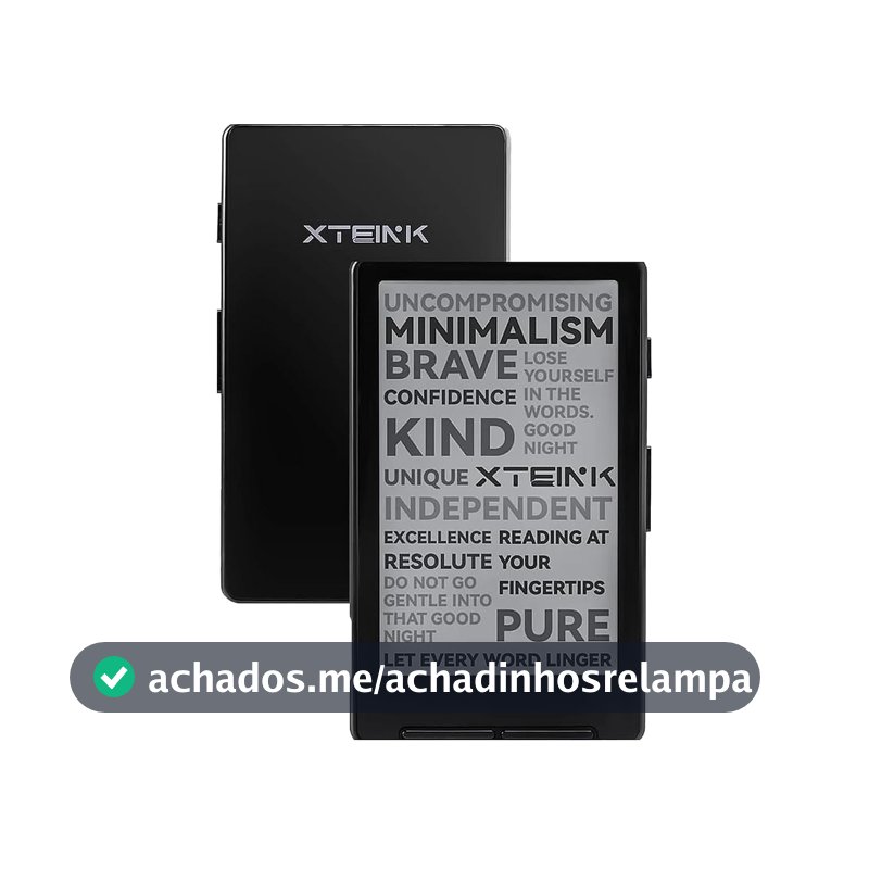 Xteink X4 Leitor de Livros Digital E-Ink 4,3 Pol 16GB Wi-Fi Bluetooth