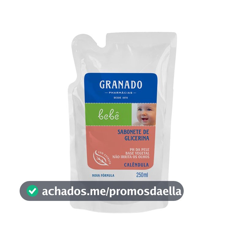 Granado Refil Sabonete Líquido Bebê, Calêndula, 250ml