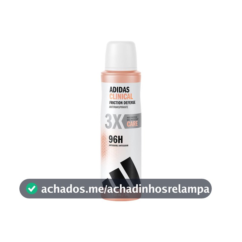 Desodorante Antitranspirante Aerossol Feminino adidas, 150ml