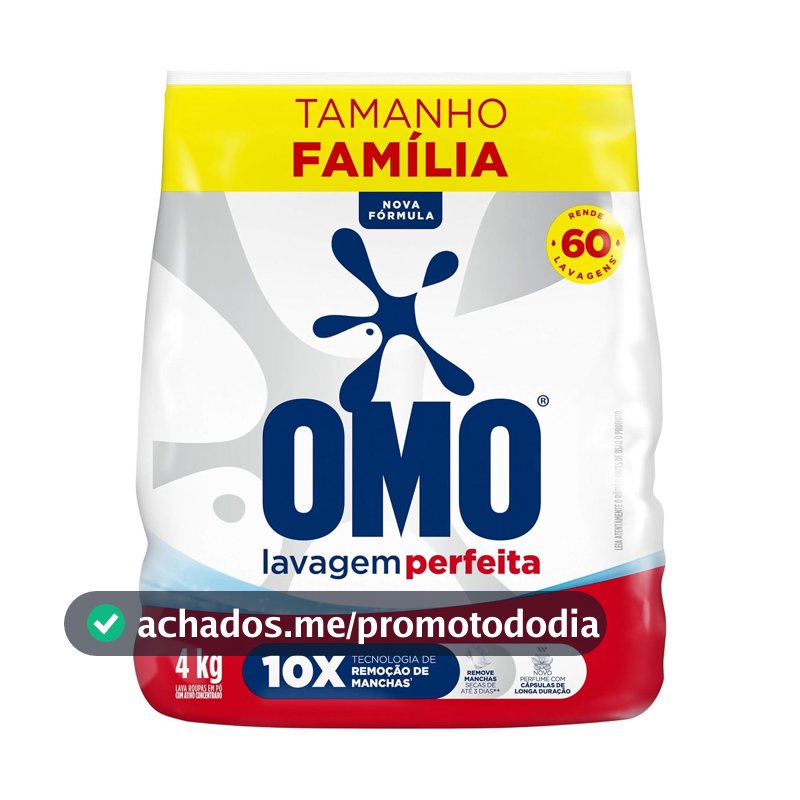 Omo Sabão em Pó Lavagem Perfeita 4Kg