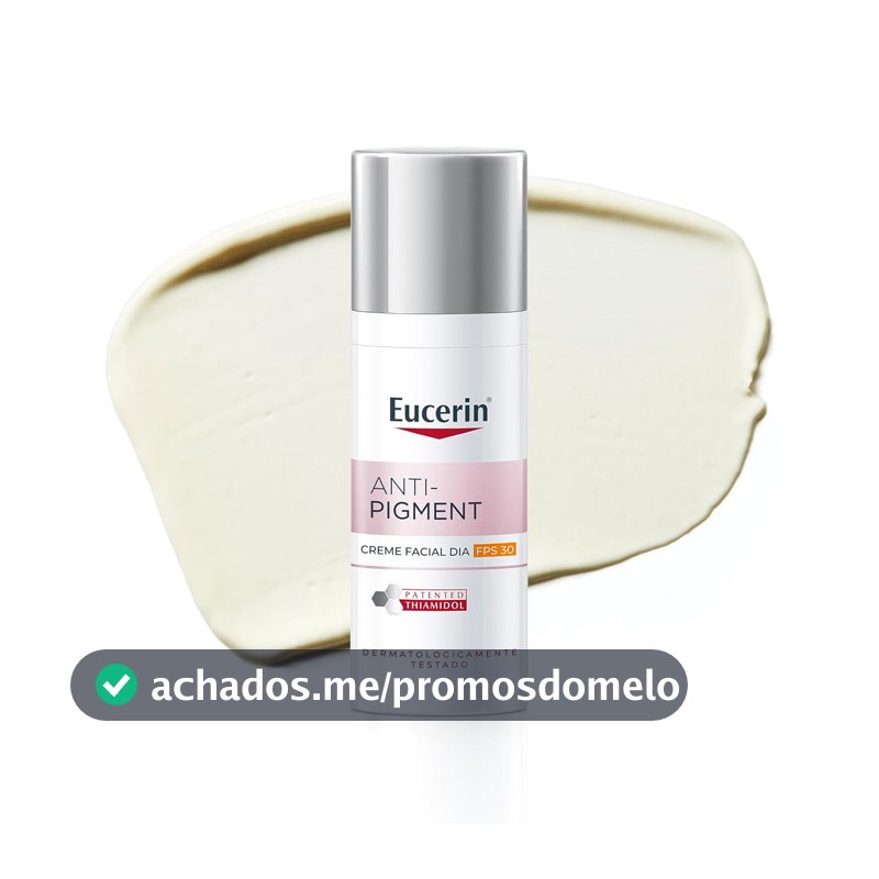 EUCERIN Creme Facial Antimanchas Dia FPS30 50ml, Anti-Pigment, Clareador, Thiamidol, Diurno